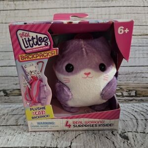 Real Littles Backpacks: Plushie Cat Backpack with 4 Surprises